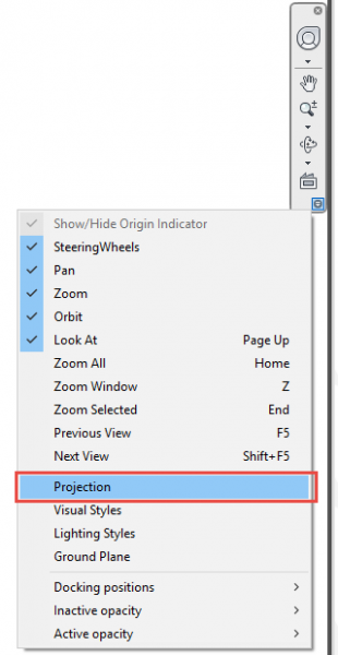 How To Get Ortho Views & Predefined View Indicators from View Cubes