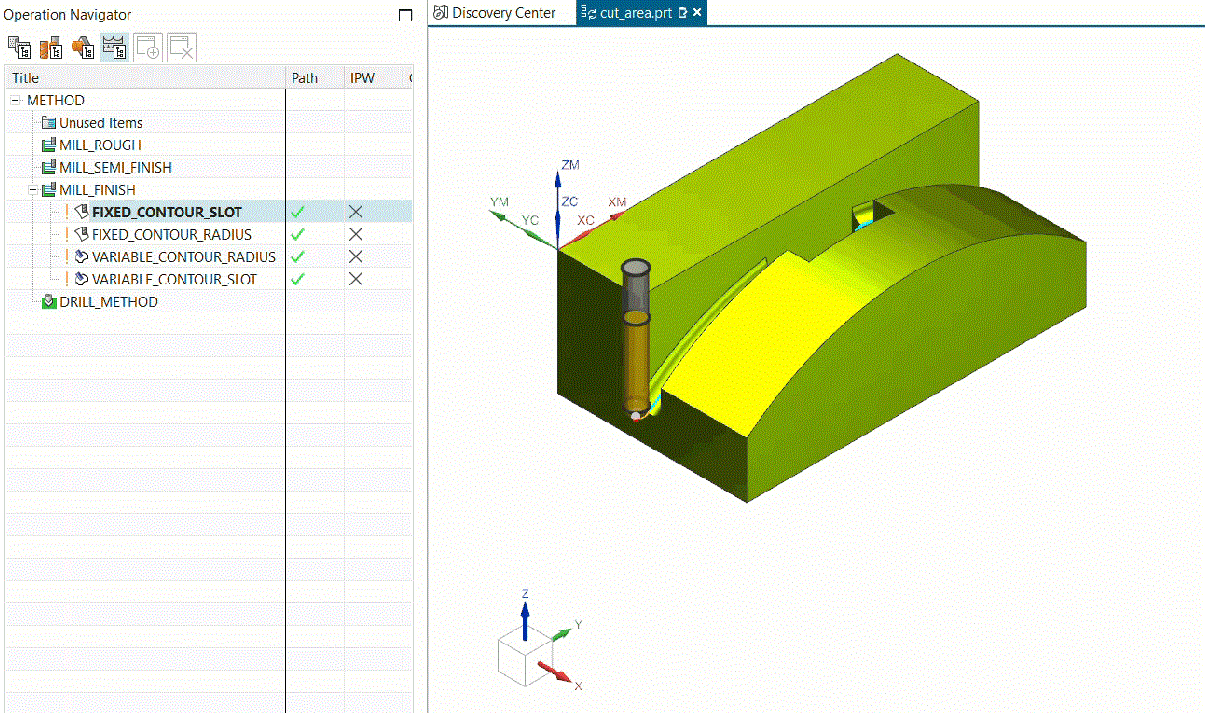 tool Path Optimization NX