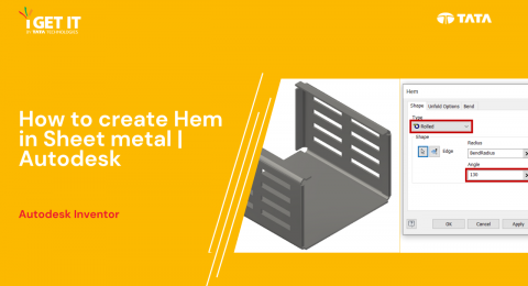 How to create hem in Sheet metal | Autodesk