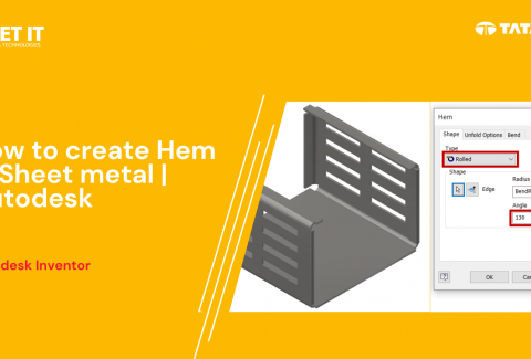 How to create hem in Sheet metal | Autodesk