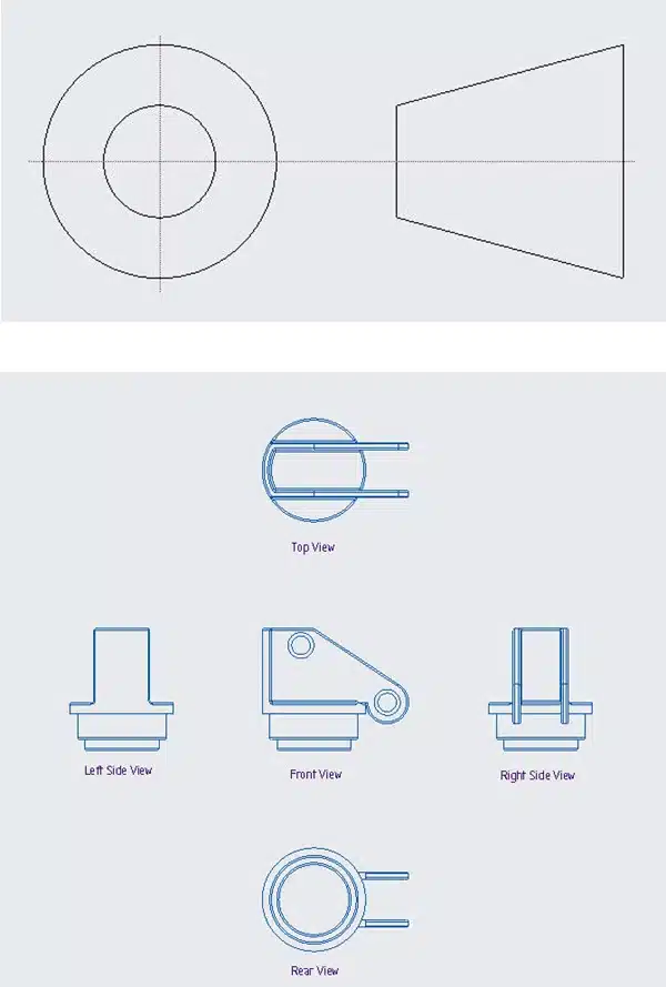 CAD views types- 3rd Angle proj_